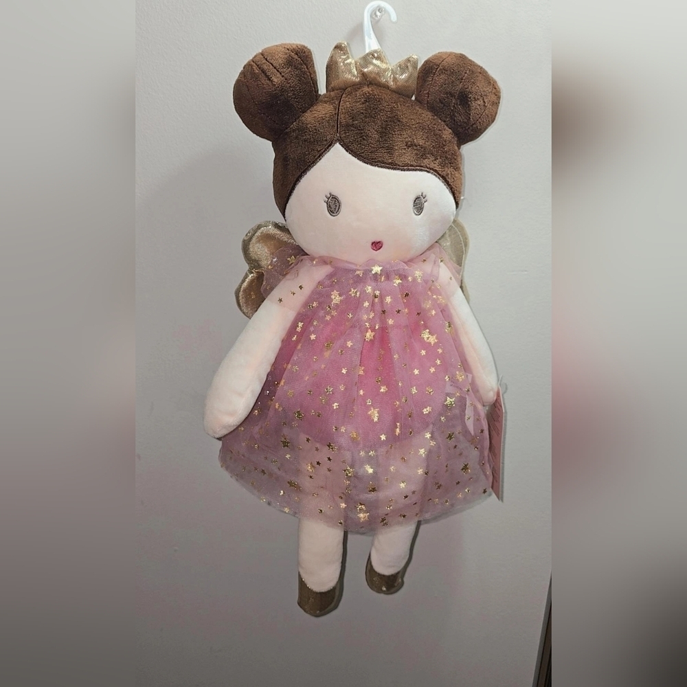 Kiss Pink and Gold Starry Fairy Doll